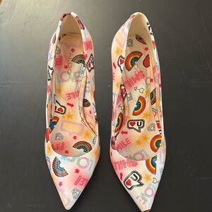 Aldo Stessy Printed Heels - size 6
